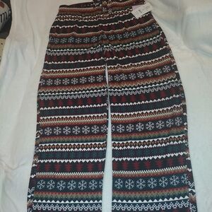 Festive Patterned Pajama Pants